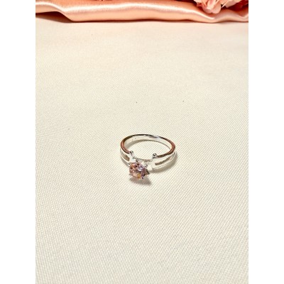 ANILLO AGATA BRILLO ROSA