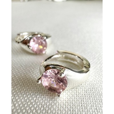 ARGOLLA MINI CON STRASS ROSA