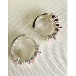 ARGOLLA FINA STRASS ROSA