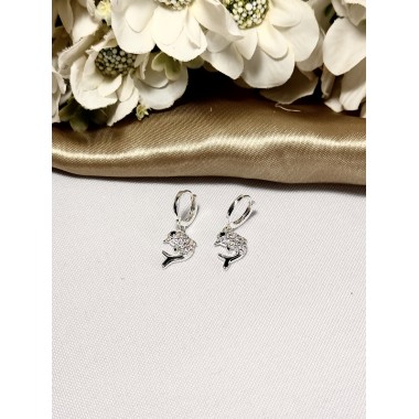 ARGOLLA CON DIJE COLGANTE DELFIN