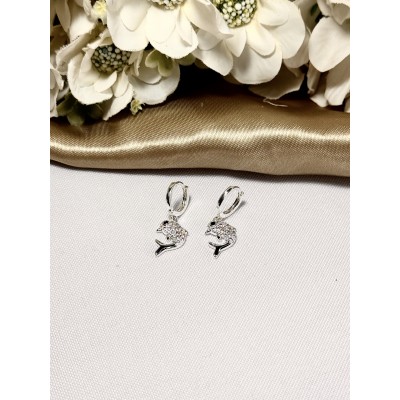 ARGOLLA CON DIJE COLGANTE DELFIN