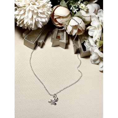 CADENA COLIBRÍ CON RAMITA