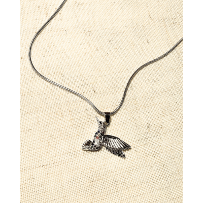CADENA COLIBRI CON PIEDRITAS COLORES