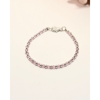 PULSERA COMBINADA BOLITAS BLANCAS