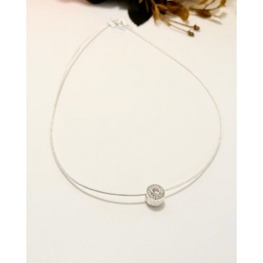 CHOKER CON DIJE BRILLO