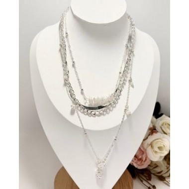 CONJUNTO CADENAS ACERO BLANCO