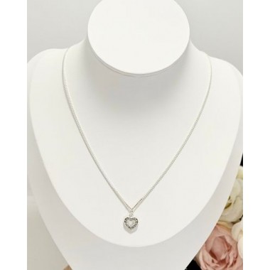 CADENA CORAZON CALADO CH