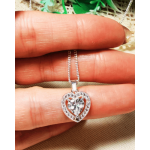 CADENA CORAZON BELLO AMOR