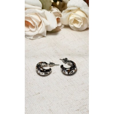 ARGOLLA INFLADA ANIMAL PRINT CHICA