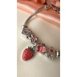 PULSERA PANDORA CON DIJES STRAWBERRY