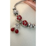 PULSERA PANDORA CON DIJES CHERRY