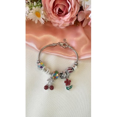 PULSERA PANDORA CON DIJES CHERRY FASHION