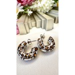 ARGOLLA INFLADA ANIMAL PRINT MEDIANA