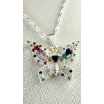 CADENA MARIPOSA MULTICOLOR