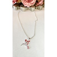 COLGANTE COLIBRI ROSA