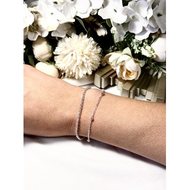 PULSERAS CADENA Y BOLITAS