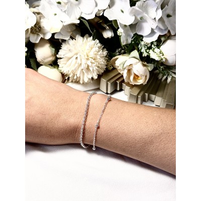 PULSERAS CADENA Y BOLITAS