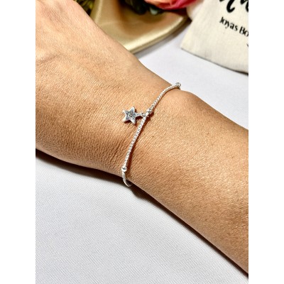 PULSERA DIJE ESTRELLA CON STRASS
