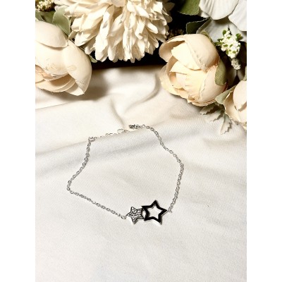 PULSERA DOBLE ESTRELLA