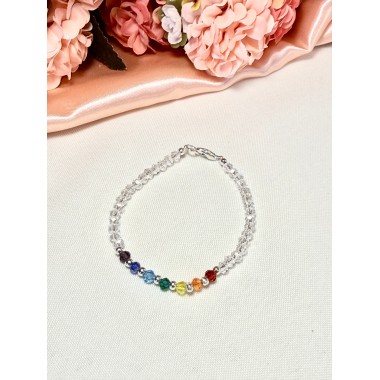 PULSERA CRISTAL ADELA MULTICOLOR