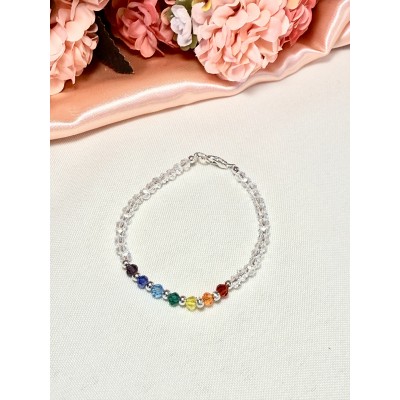 PULSERA CRISTAL ADELA MULTICOLOR