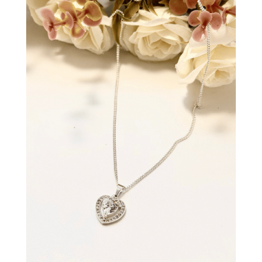 CADENA CORAZON BELLO AMOR