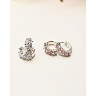ARGOLLAS BRILLO CON ESTRAS 