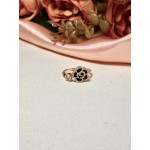 ANILLO FLOR CON STRASS REGULABLE
