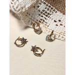 ARGOLLITAS CON DIJE BRILLO CORAZÓN