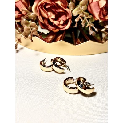 AROS ACERO DORADO INFLADO LISET