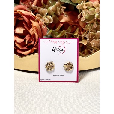 ARO CIRCULO TORZADO CON BRILLO