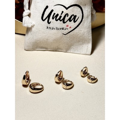 MINI ARGOLLA GOTITA ACERO DORADO 