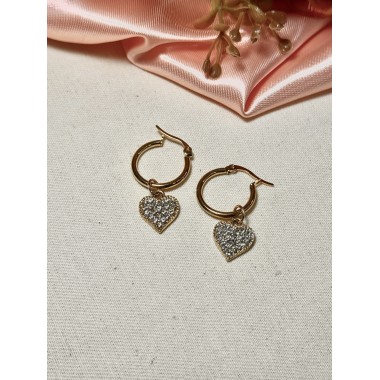 ARGOLLITAS CON DIJE BRILLO CORAZON