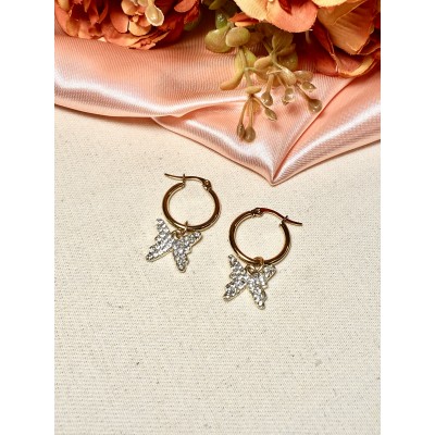 ARGOLLITAS CON DIJE BRILLO MARIPOSAS