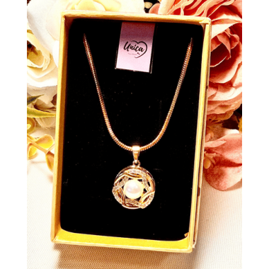CADENA CON PERLA GLAM