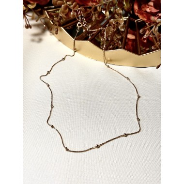 CADENA C/BOLITAS 50CM COMBINADO 