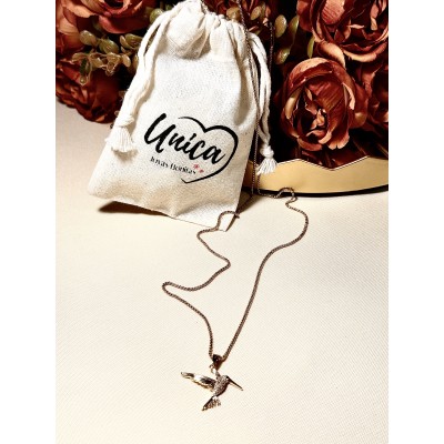 CADENA COLIBRI 70 CM DIJE 