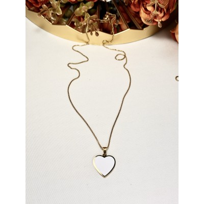 CADENA CORAZON LOLI WHITE