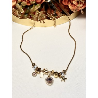 CADENA CHARMS CORAZÓN