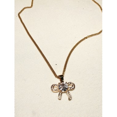 CADENA MOÑO BRILLO Y STRASS