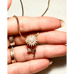 CADENA GIRASOL DIJE GIRATORIO