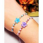 PULSERA FLOR C/CORDON