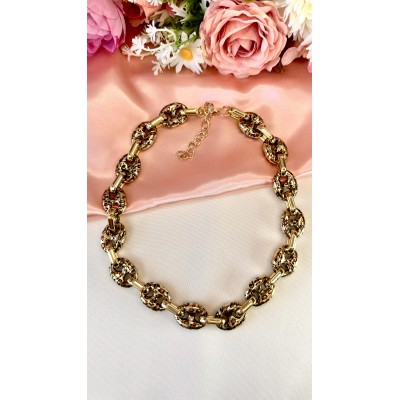 CADENA INFLADA ANIMAL PRINT FINA