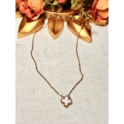 CADENA TREBOL BLANCO TENDENCIA