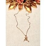 CADENA COLIBRÍ ROSA