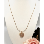 CADENA CORAZON CON ESTRAS