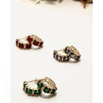 ARGOLLAS 2CM PIEDRAS COLORES 