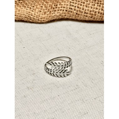 ANILLO REGULABLE  RAMITA DE HOJTAS
