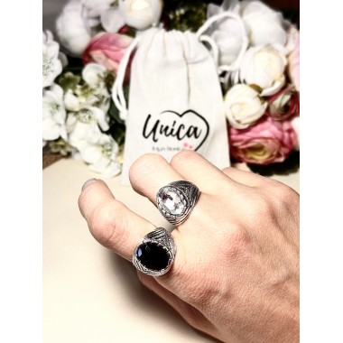 ANILLOS PIEDRA ENGARZADA