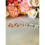 ABRIDORES ESTRELLA BRILLO LILA